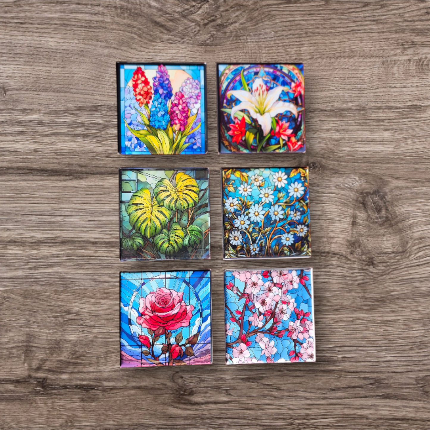 Stained Glass Floral Collection