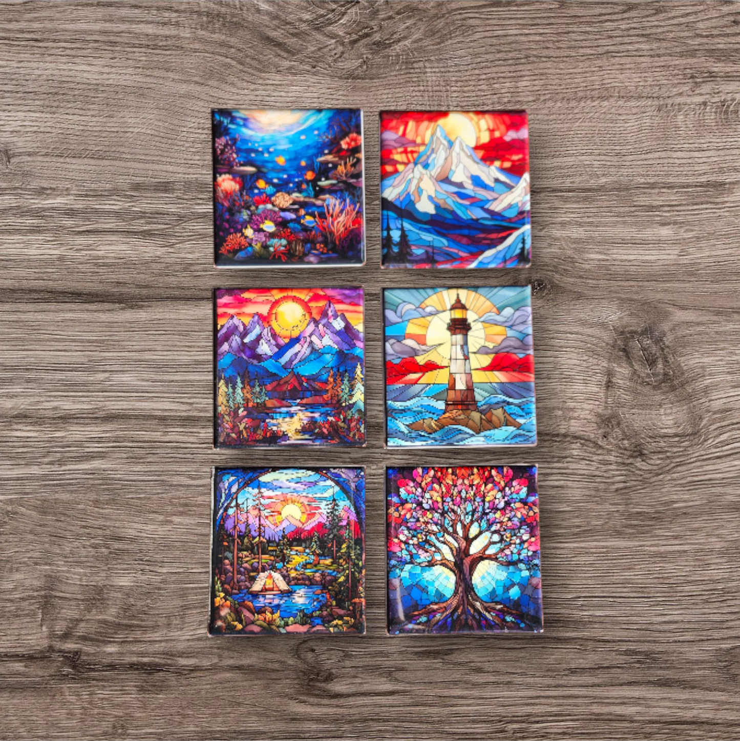 Stained Glass Magnet Collection