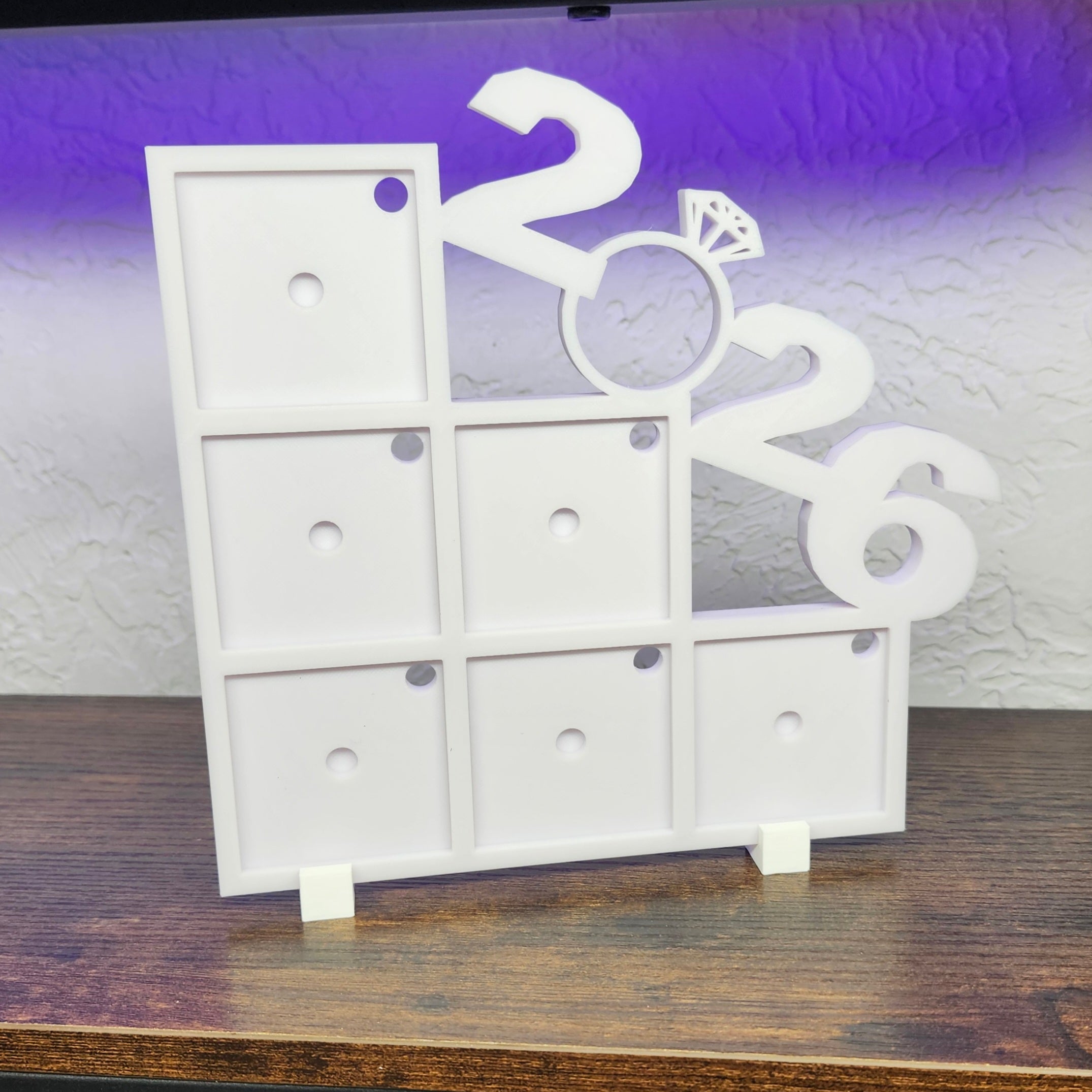 💍 2026 Engagement & Wedding Photo Magnet Frame – Complete Display Set